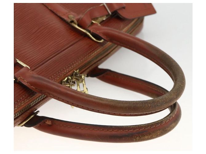 LOUIS VUITTON Epi Porta Documenti da Viaggio Borsa Business Marrone M54478 Auth BA11658 - vista 7