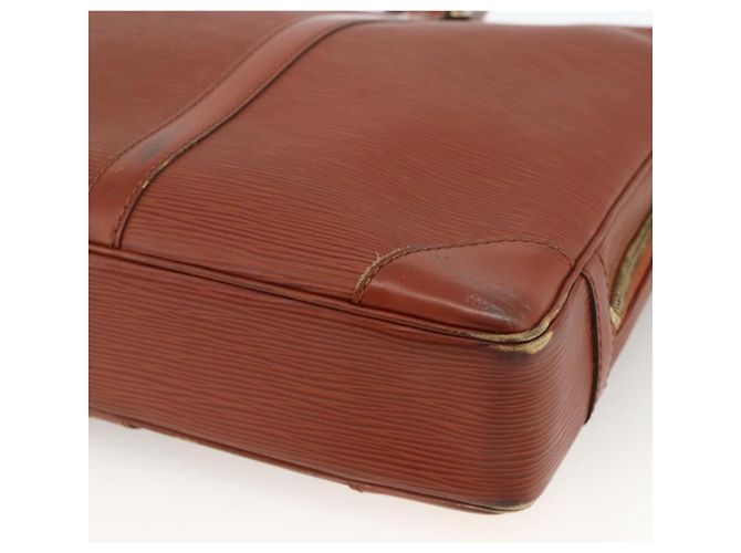 LOUIS VUITTON Epi Porta Documenti da Viaggio Borsa Business Marrone M54478 Auth BA11658 - vista 9