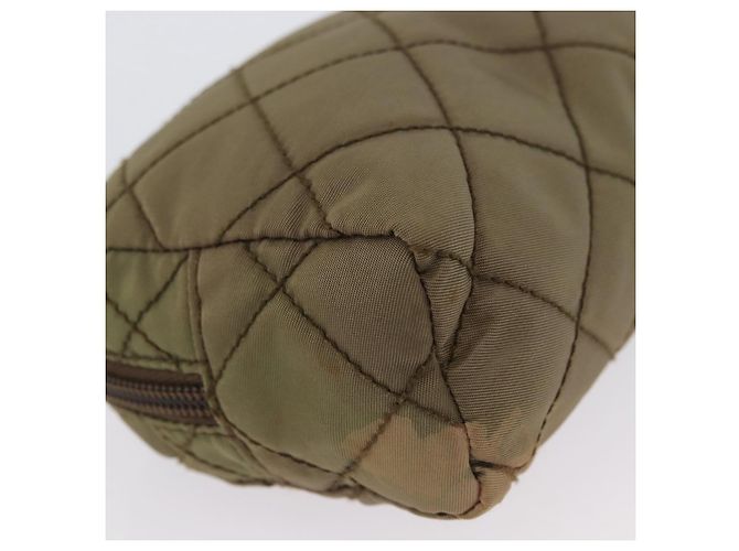 Prada Pochette in nylon khaki Auth AMZ393 Cachi - vista 10