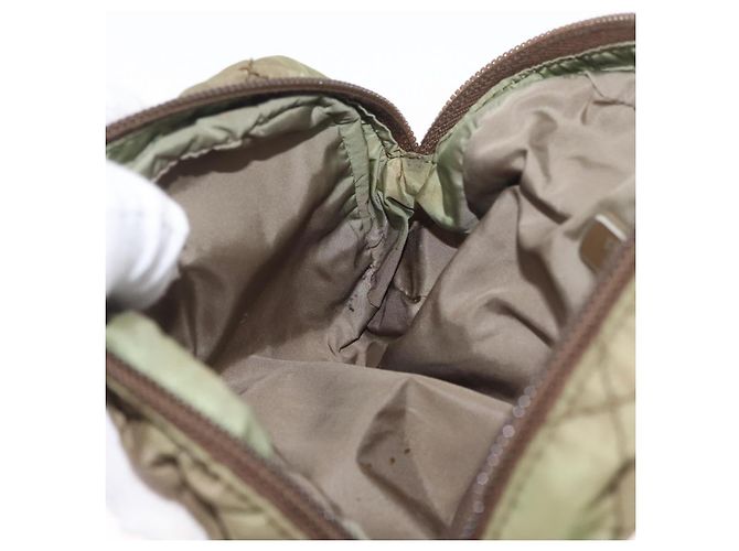 Prada Pochette in nylon khaki Auth AMZ393 Cachi - vista 17