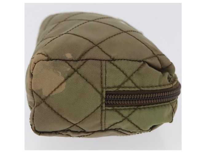Prada Pochette in nylon khaki Auth AMZ393 Cachi - vista 4