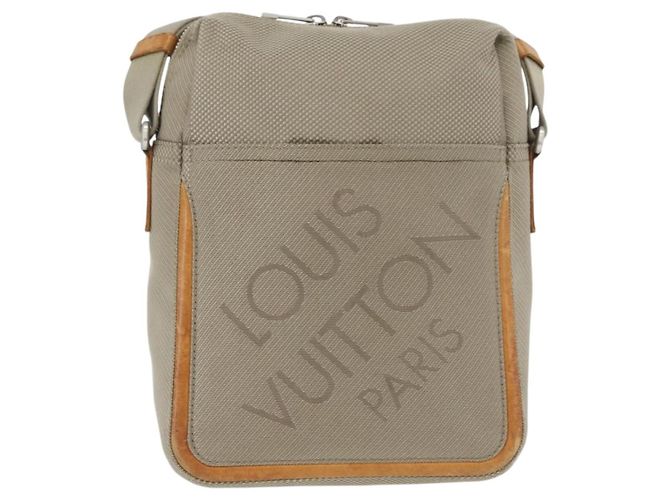 LOUIS VUITTON Borsa a Spalla Damier Geant Sitadan Beige Sabre M93041 Auth ep13905 - vista 3