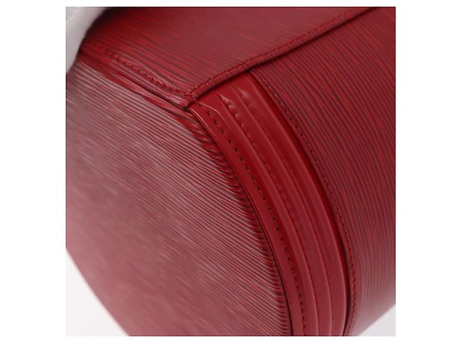 LOUIS VUITTON Borsa a Mano Epi Cannes Rossa M48037 LV Auth AMZ418 Rosso - vista 14
