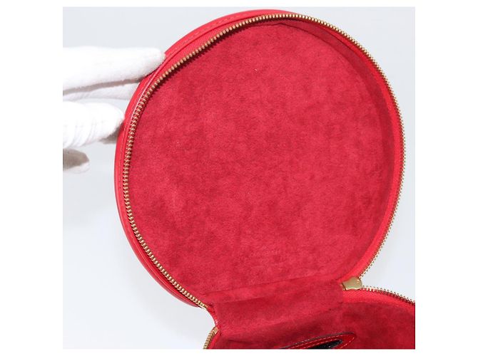 LOUIS VUITTON Borsa a Mano Epi Cannes Rossa M48037 LV Auth AMZ418 Rosso - vista 17