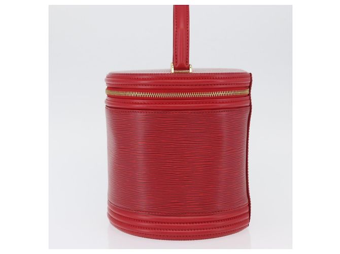 LOUIS VUITTON Borsa a Mano Epi Cannes Rossa M48037 LV Auth AMZ418 Rosso - vista 4