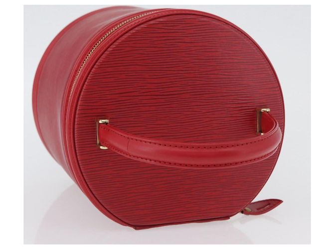 LOUIS VUITTON Borsa a Mano Epi Cannes Rossa M48037 LV Auth AMZ418 Rosso - vista 6