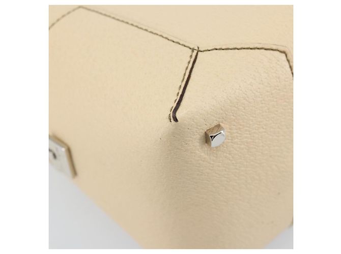 Borsa a mano Salvatore Ferragamo in pelle beige argento Auth bs34125 - vista 11