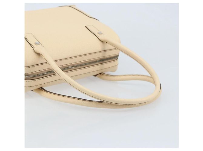 Borsa a mano Salvatore Ferragamo in pelle beige argento Auth bs34125 - vista 7