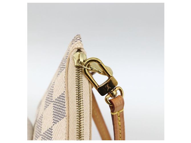 LOUIS VUITTON Damier Azur Neverfull PM Pouch Accessory Pouch LV Auth BA11621 - view 10