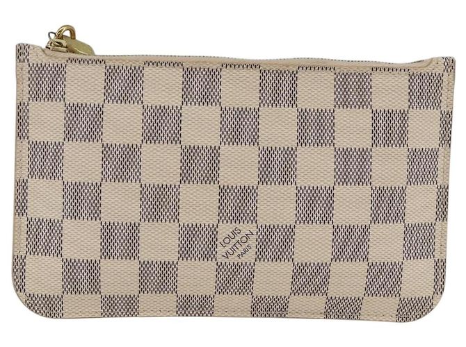 LOUIS VUITTON Damier Azur Neverfull PM Pouch Accessory Pouch LV Auth BA11621 - view 13