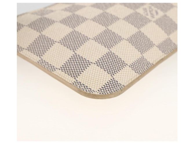 LOUIS VUITTON Damier Azur Neverfull PM Pouch Accessory Pouch LV Auth BA11621 - view 14