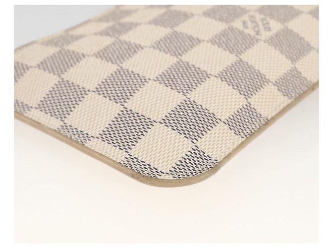 LOUIS VUITTON Damier Azur Neverfull PM Pouch Accessory Pouch LV Auth BA11621 - view 16