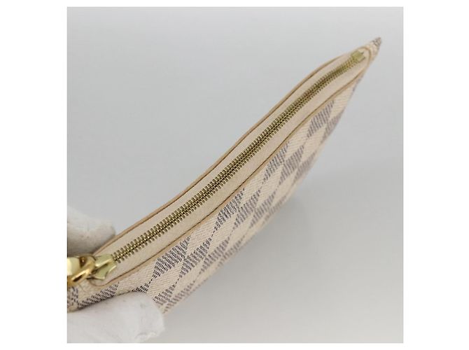 LOUIS VUITTON Damier Azur Neverfull PM Pouch Accessory Pouch LV Auth BA11621 - view 6