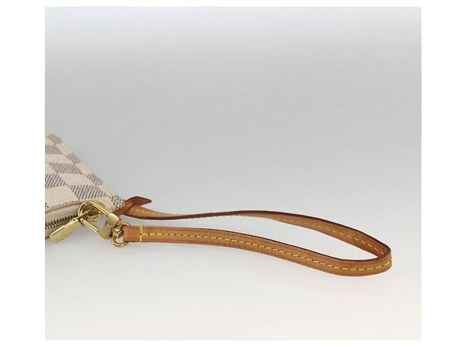 LOUIS VUITTON Damier Azur Neverfull PM Pouch Accessory Pouch LV Auth BA11621 - view 7