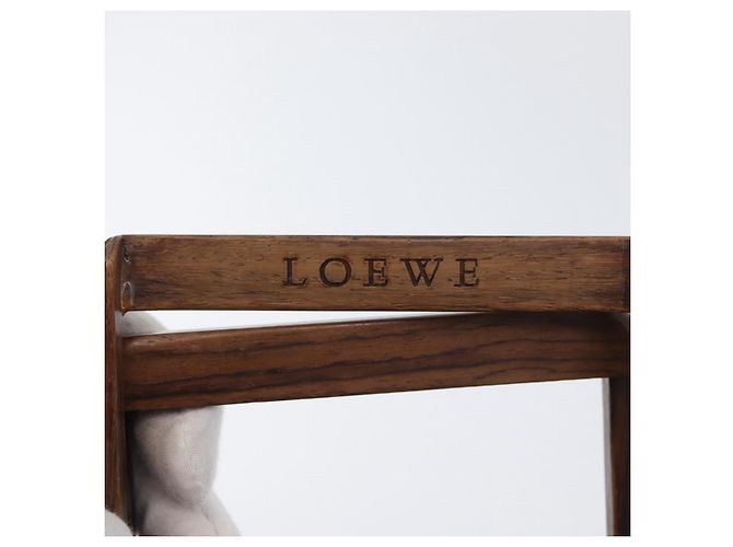 Borsa a Mano LOEWE in Camoscio Marrone Oro Auth SW2166 D'oro - vista 17