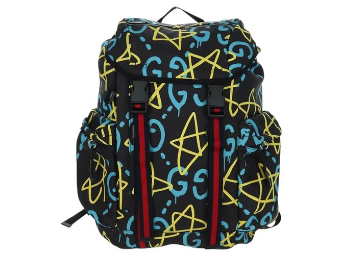 GUCCI Gucci Ghost Sherry Line Backpack Canvas Multicolor 429037 Auth gh1884M - view 2
