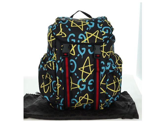 GUCCI Gucci Ghost Sherry Line Backpack Canvas Multicolor 429037 Auth gh1884M - view 29