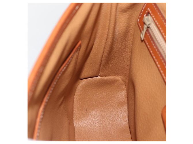 Céline Borsa a mano in tela Macadam CELINE in pelle PVC marrone oro Auth ka3426 - vista 18