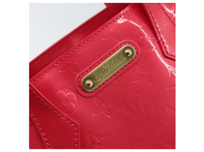 LOUIS VUITTON Borsa a Mano Monogram Vernis Wilshire PM Rose Pop M93643 Auth ep13926A Rosa - vista 14