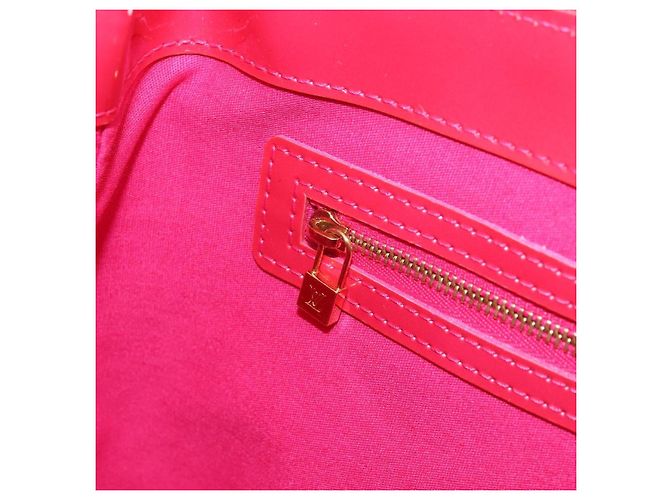 LOUIS VUITTON Borsa a Mano Monogram Vernis Wilshire PM Rose Pop M93643 Auth ep13926A Rosa - vista 20