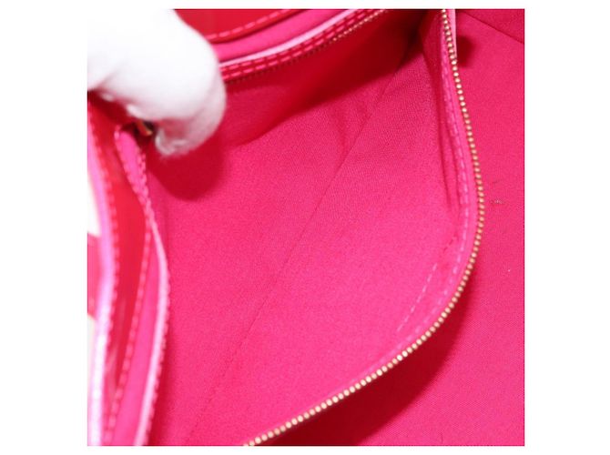 LOUIS VUITTON Borsa a Mano Monogram Vernis Wilshire PM Rose Pop M93643 Auth ep13926A Rosa - vista 21