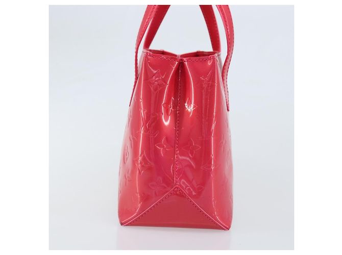 LOUIS VUITTON Borsa a Mano Monogram Vernis Wilshire PM Rose Pop M93643 Auth ep13926A Rosa - vista 4