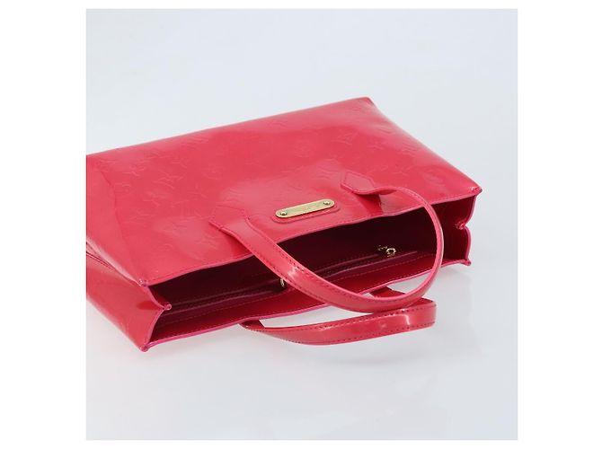 LOUIS VUITTON Borsa a Mano Monogram Vernis Wilshire PM Rose Pop M93643 Auth ep13926A Rosa - vista 6