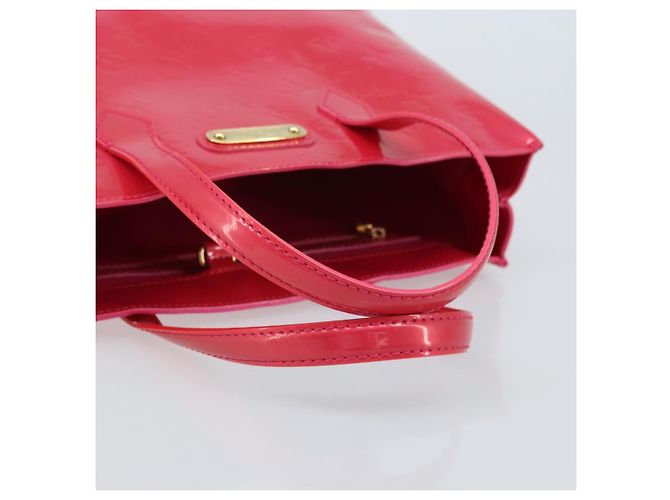 LOUIS VUITTON Borsa a Mano Monogram Vernis Wilshire PM Rose Pop M93643 Auth ep13926A Rosa - vista 7