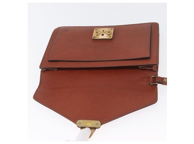 LOUIS VUITTON Borsa a Mano Dragonne Epi Serie Marrone M52618 LV Auth ti3804 - vista 14