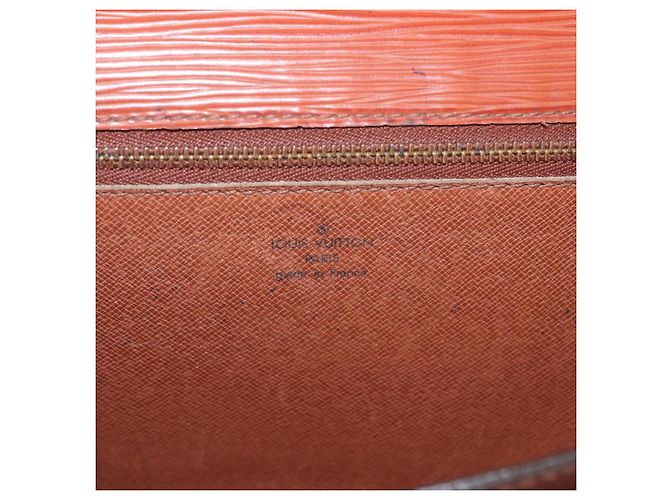 LOUIS VUITTON Borsa a Mano Dragonne Epi Serie Marrone M52618 LV Auth ti3804 - vista 15