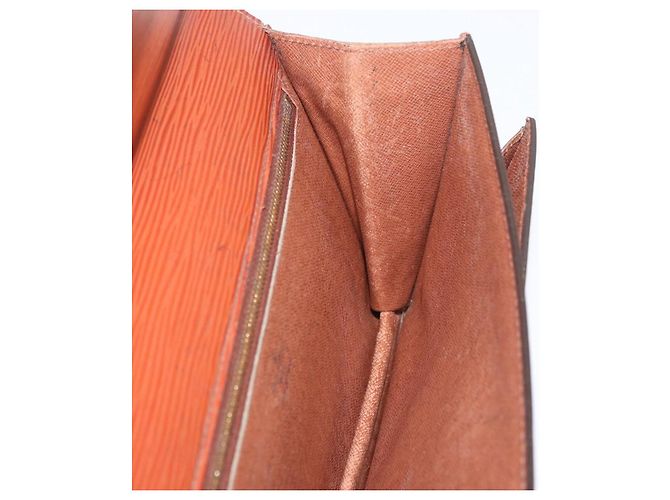 LOUIS VUITTON Borsa a Mano Dragonne Epi Serie Marrone M52618 LV Auth ti3804 - vista 17