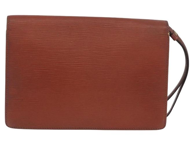 LOUIS VUITTON Borsa a Mano Dragonne Epi Serie Marrone M52618 LV Auth ti3804 - vista 3