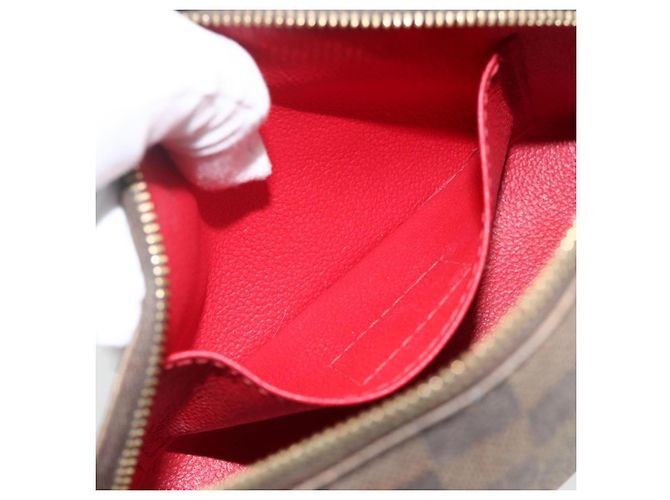 LOUIS VUITTON Kosmetiktäschchen PM Damier Ebene N47516 Authentisch LV AMZ466 - Ansicht 11