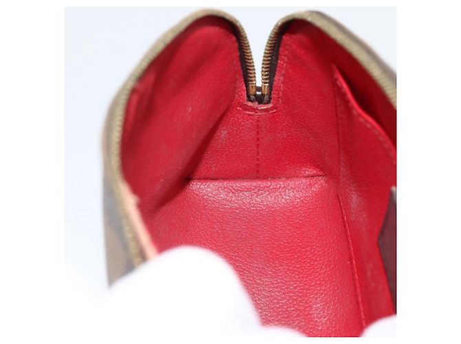 LOUIS VUITTON Kosmetiktäschchen PM Damier Ebene N47516 Authentisch LV AMZ466 - Ansicht 18