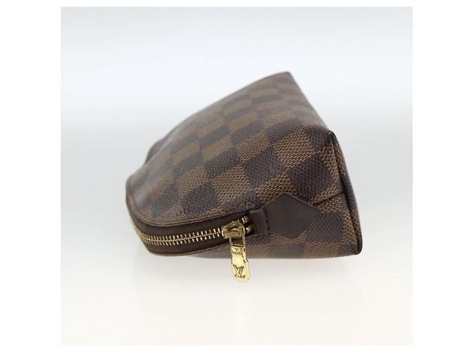 LOUIS VUITTON Kosmetiktäschchen PM Damier Ebene N47516 Authentisch LV AMZ466 - Ansicht 3