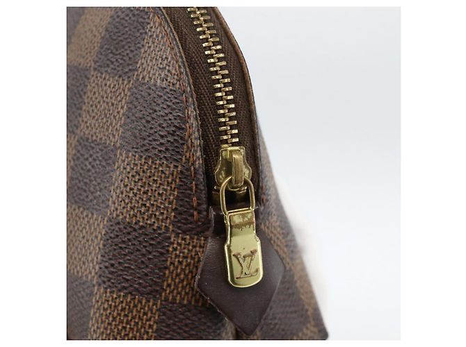 LOUIS VUITTON Kosmetiktäschchen PM Damier Ebene N47516 Authentisch LV AMZ466 - Ansicht 8