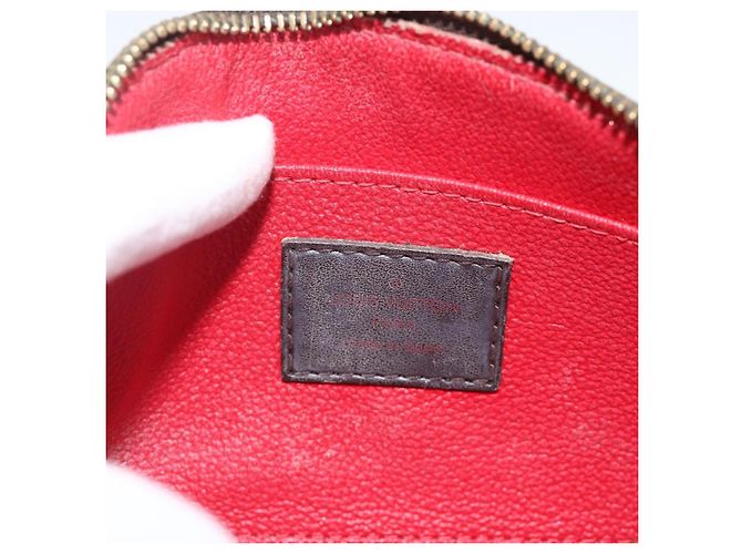 LOUIS VUITTON Kosmetiktäschchen PM Damier Ebene N47516 Authentisch LV AMZ466 - Ansicht 9