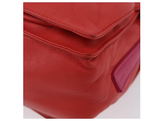 LOEWE Borsa a Spalla Anagram in Pelle Arancione Oro Auth ka3378A D'oro - vista 14