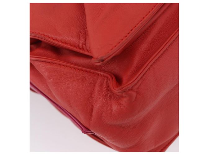 LOEWE Borsa a Spalla Anagram in Pelle Arancione Oro Auth ka3378A D'oro - vista 15