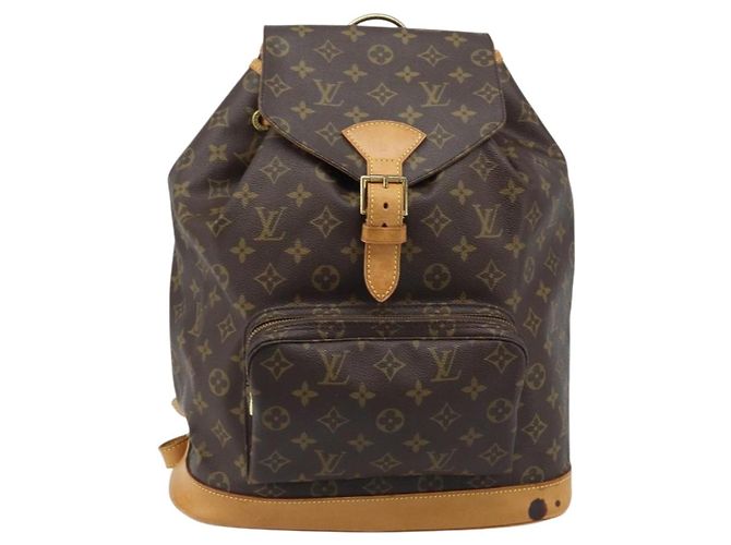 LOUIS VUITTON Zaino Monogram Montsouris GM M51135 LV Auth ARZ520A Monogramma - vista 13