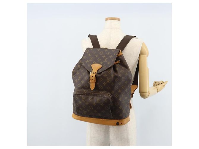 LOUIS VUITTON Zaino Monogram Montsouris GM M51135 LV Auth ARZ520A Monogramma - vista 28
