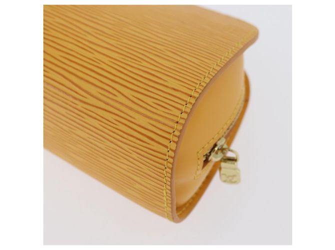 LOUIS VUITTON Poche Dauphine PM Epi Amarelo M48449 LV Auth ep13951 - vista 11