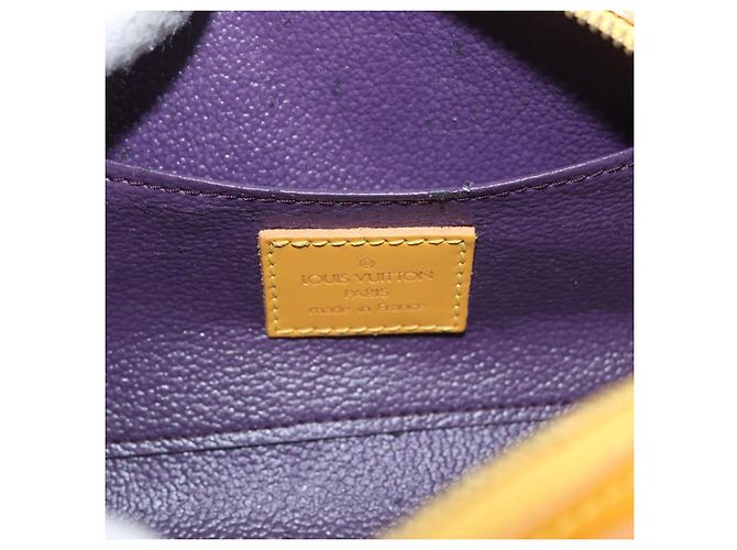LOUIS VUITTON Poche Dauphine PM Epi Amarelo M48449 LV Auth ep13951 - vista 13