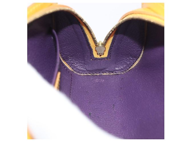 LOUIS VUITTON Poche Dauphine PM Epi Amarelo M48449 LV Auth ep13951 - vista 15