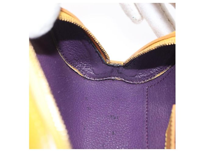 LOUIS VUITTON Poche Dauphine PM Epi Amarelo M48449 LV Auth ep13951 - vista 16