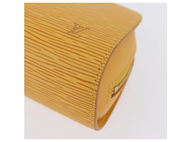 LOUIS VUITTON Poche Dauphine PM Epi Amarelo M48449 LV Auth ep13951 - vista 9