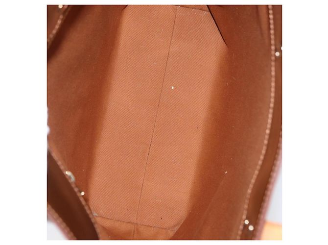LOUIS VUITTON Monogram Vernis Reade MM Borsa a Mano Bronzo M91143 LV Auth ARZ508 - vista 11