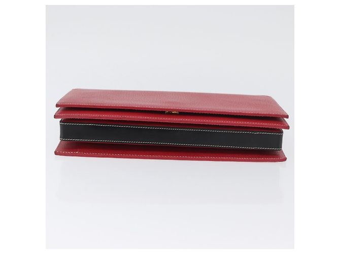 Borsa a mano FENDI in pelle rossa e oro Auth ka3300 Rosso D'oro - vista 10