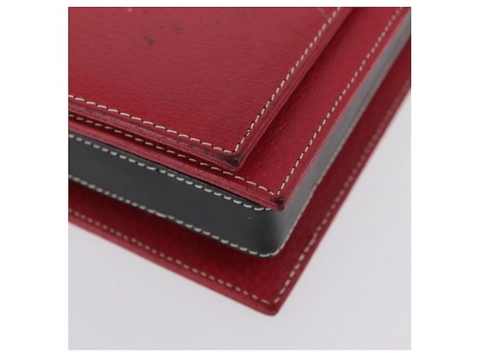 Borsa a mano FENDI in pelle rossa e oro Auth ka3300 Rosso D'oro - vista 11