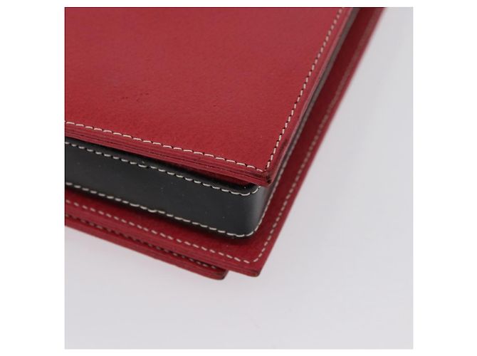 Borsa a mano FENDI in pelle rossa e oro Auth ka3300 Rosso D'oro - vista 13